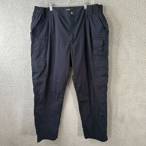 5.11 Tactical Tactlite Pro Cargo Pants Mens 44x32 Navy Blue Utility Work Ripstop